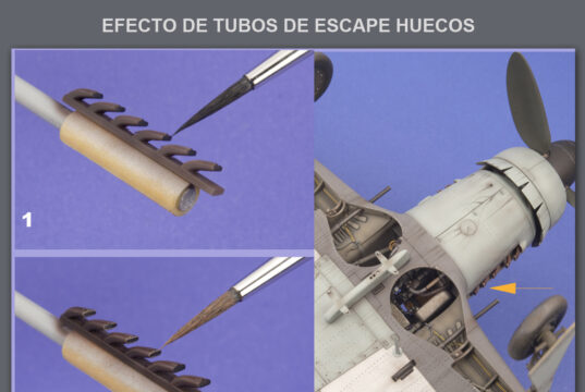 Tubos de escape de aeronaves