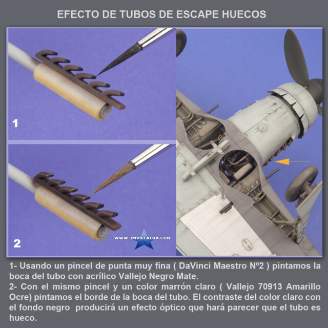Tubos de escape de aeronaves