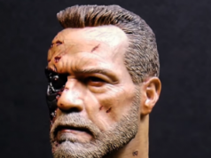 Trabajando busto Terminator