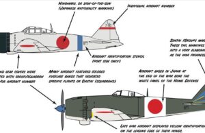 Carta de colores Japanese aircraft