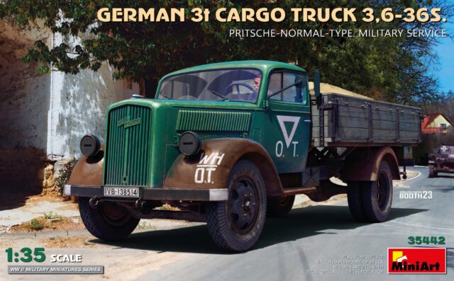 3T CARGO TRUCK 3,6-36S. PRITSCHE-NORMAL-TYPE