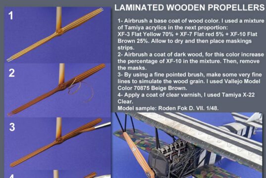 ¿Cómo lograr propelas de madera?