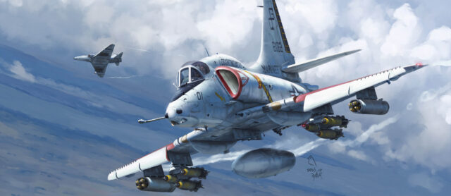 Skyhawk A-4M 2do. test