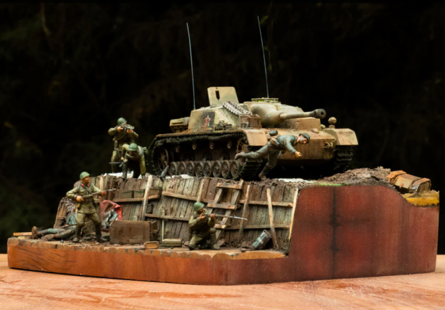 StuG IV diorama