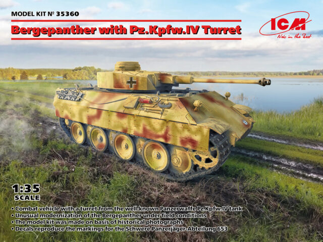 Panzer V BergePanther con torre Pz.Kpfw IV