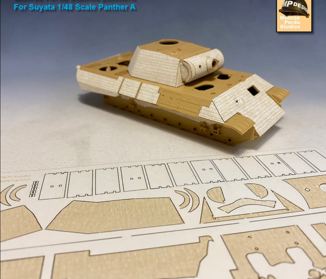 Zimmerit para Panther 1/48
