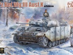 Panzerbefehlswagen III Ausf K con Schurzen