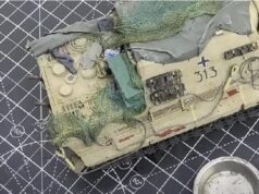 Fabricación red de mimetismo para Jagdtiger