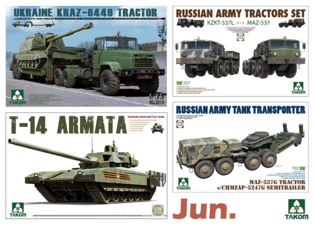 Anuncios de Takom para Junio