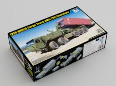LVSR MKR18 Cargo Truck con container de 20 pies
