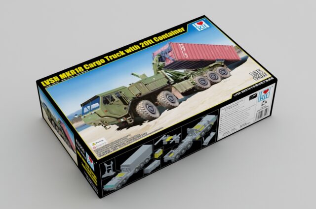 LVSR MKR18 Cargo Truck con container de 20 pies
