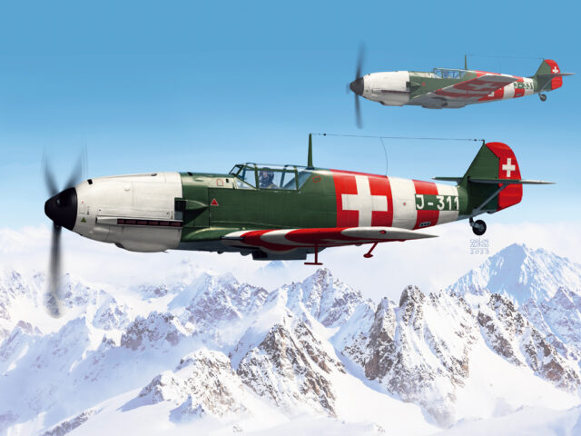 Me-109 E3A Fuerza Aérea Suiza