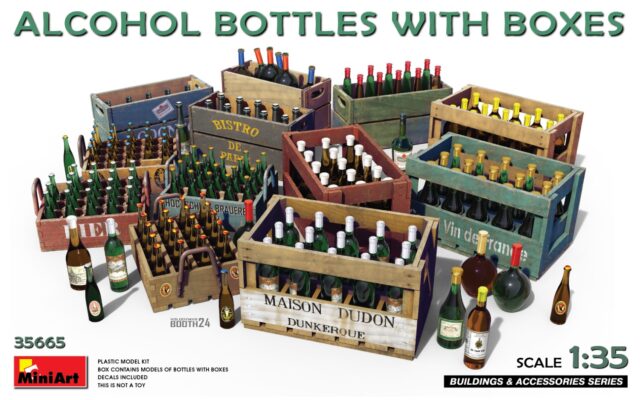 Botellas y cajas
