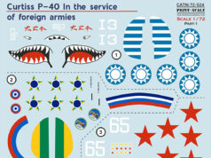 Calcas P-40 Fuerzas aéreas extranjeras