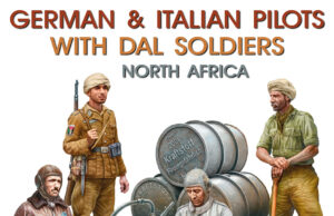 Pilotos alemanes, italianos y Legión árabe