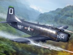 Skyraider AD-3 and 4 over Korea