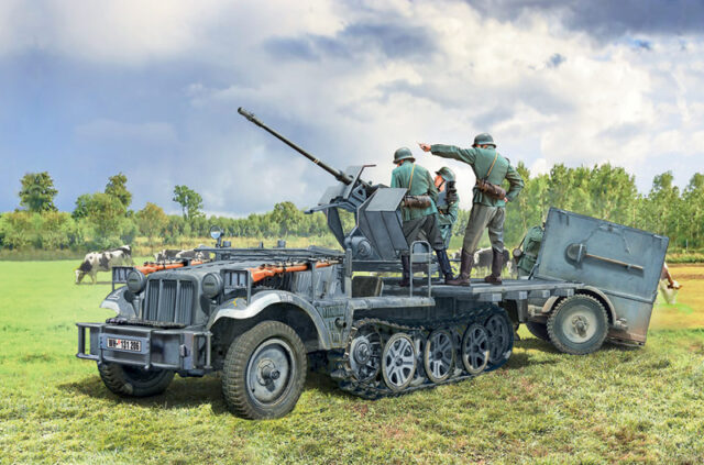 SD.KFZ.10/4 con FLAK 30