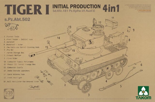 Tiger I, 4 en 1