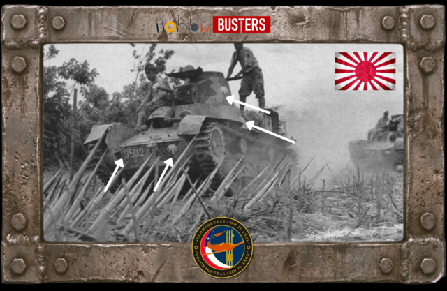 Marcas tácticas e identificación tanques japoneses