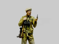 Anders Lassen Figura en escala 1/35 de RPModels representando a Anders Lassen