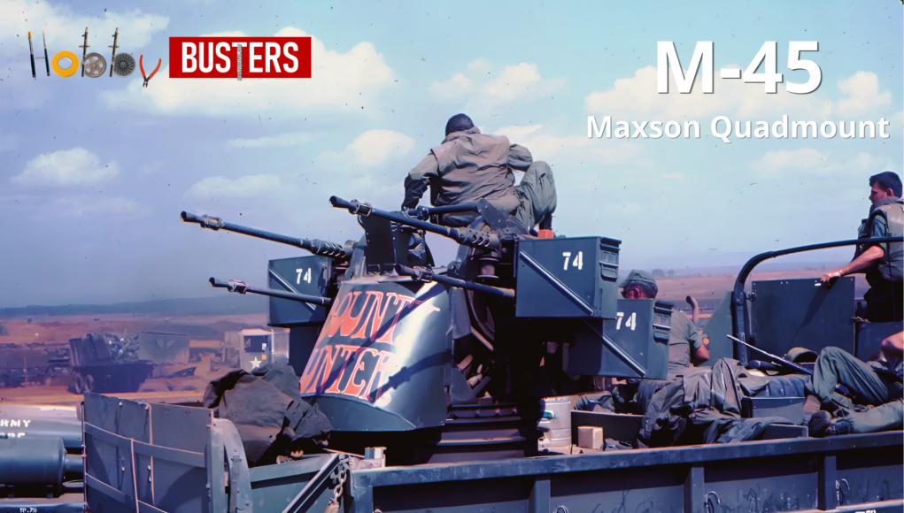 M45 Quad .50 “Quadmount” Montaje M45 sobre camión en Vietnam