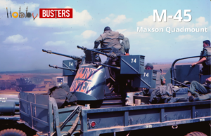 M45 Cal .50 “Quadmount” Montaje M45 sobre camión en Vietnam