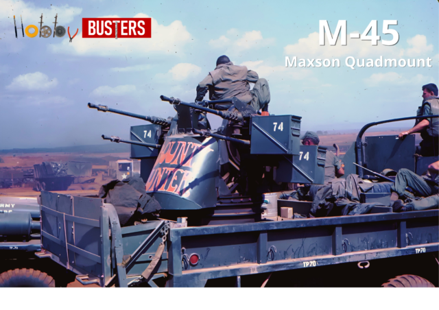 M45 Cal .50 “Quadmount” Montaje M45 sobre camión en Vietnam