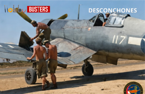 Técnicas de desconchones (II) Aspecto de un Corsair condesgastes