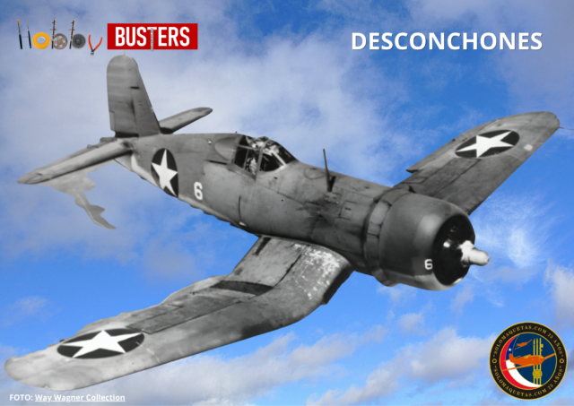 Técnicas de desconchones F4U1 Corsair Birdcage