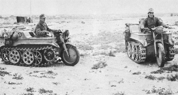 Sd.Kfz 2 en Africa 