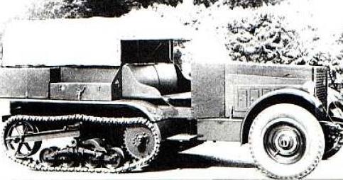 M1 primeros prototipos de la americanización del Citroen Kegresse