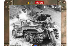 Sd.Kfz 2 Kleines Kettenkrad: una rara combinación Kettenkrad lidiando con pendiente fuerte y cargado