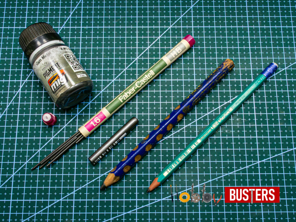 Elementos necessarios para realizar desconchiones y desgastados
