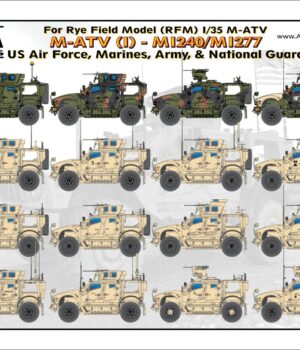 MATV AOA Decals Solomaquetas Calcas AOA M-ATV