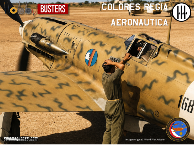 El Giallo Mimetico: el color del desierto Giallo Mimetico aplicado en un MC-202