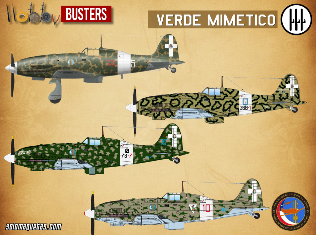 Machi C.202 con Verde Mimetico