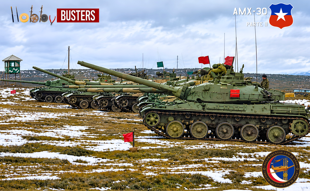 AMX-30 segunda partida (vede) en ejercicio de tiro en polígono