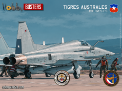 Northrop F-5 Tigre III: esquemas de colores F5 Tigre III en losa