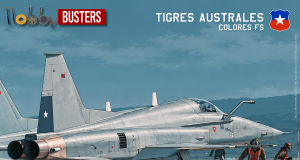 Northrop F-5 Tigre III: esquemas de colores F5 Tigre III en losa