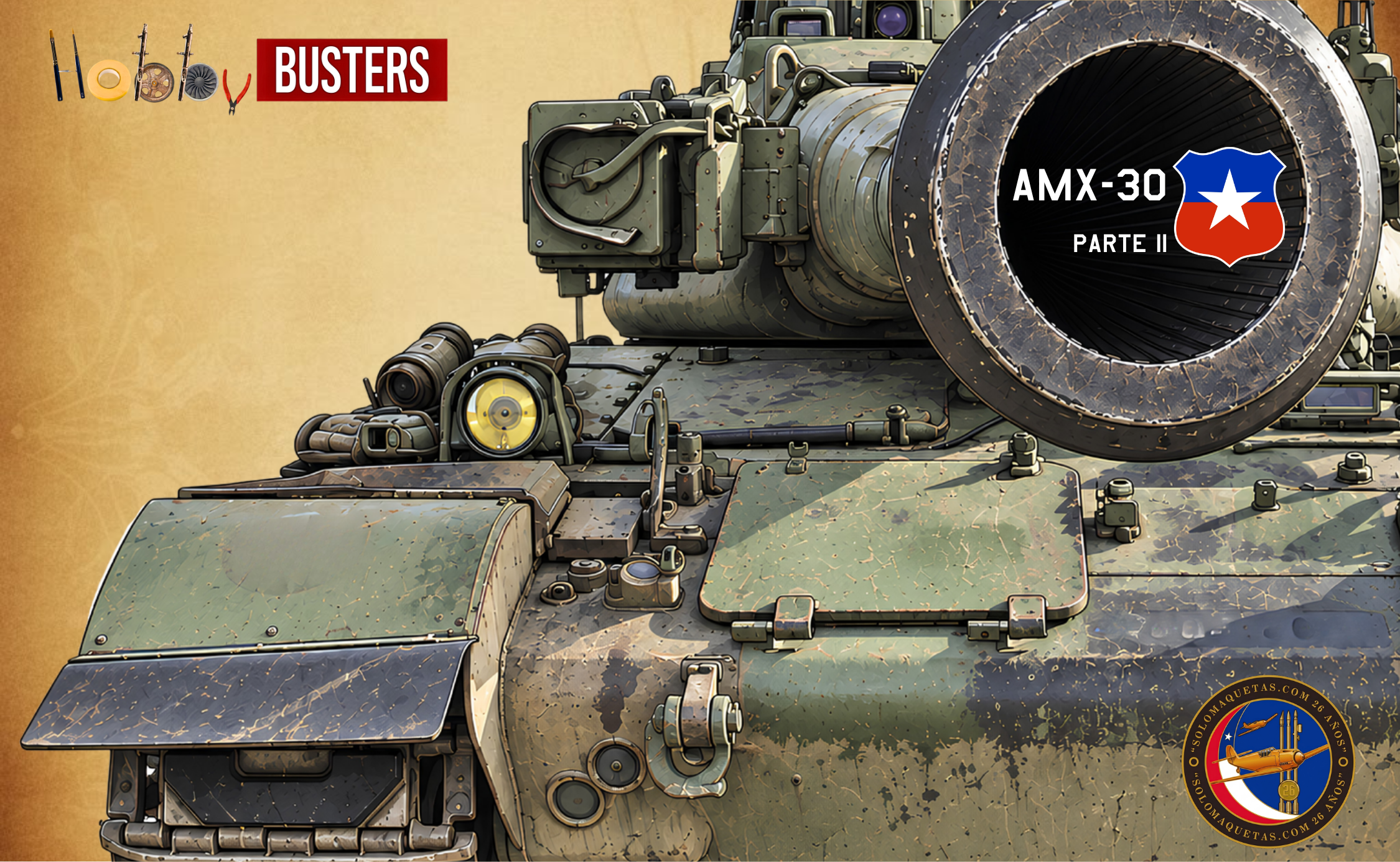 Portada AMX30 Parte II Hobbybusters AMX-30 parte II