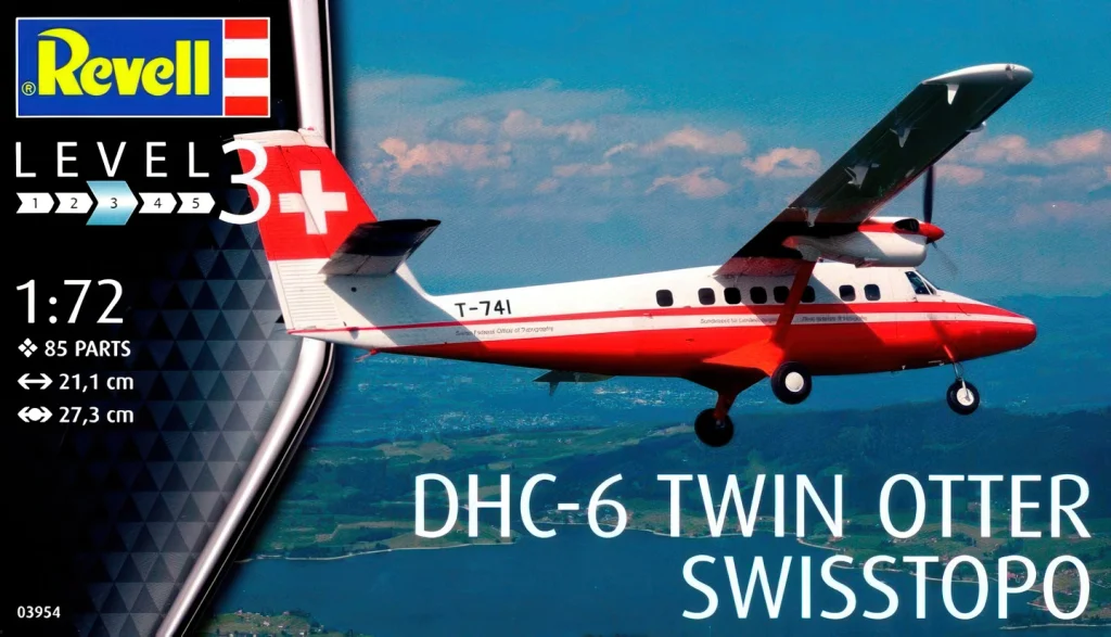Maqueta Revell escala 1/72 Twin Ottr DHC-6 serie 300